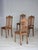 1930s, set of 4 Danish dining chairs. Reupholstered about 20 years ago by craftsman. Solid carved oak wood renewed. Good...
