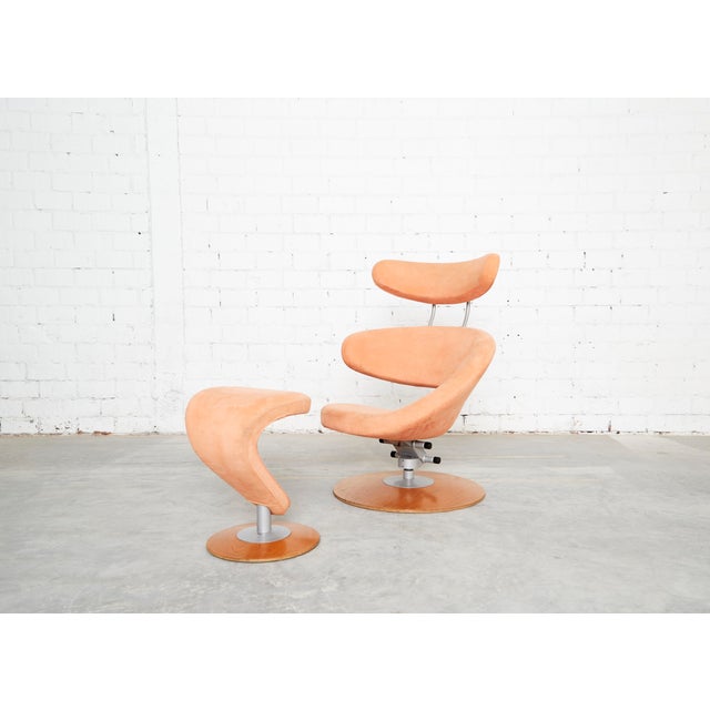 Set of Vintage Peel Lounge Chair and Ottoman by Olav Eldøy for Stokke, 2000s For Sale - Image 17 of 17