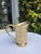 Vintage Etched Brass Pitcher With Pedestal Base For Sale - Image 12 of 14