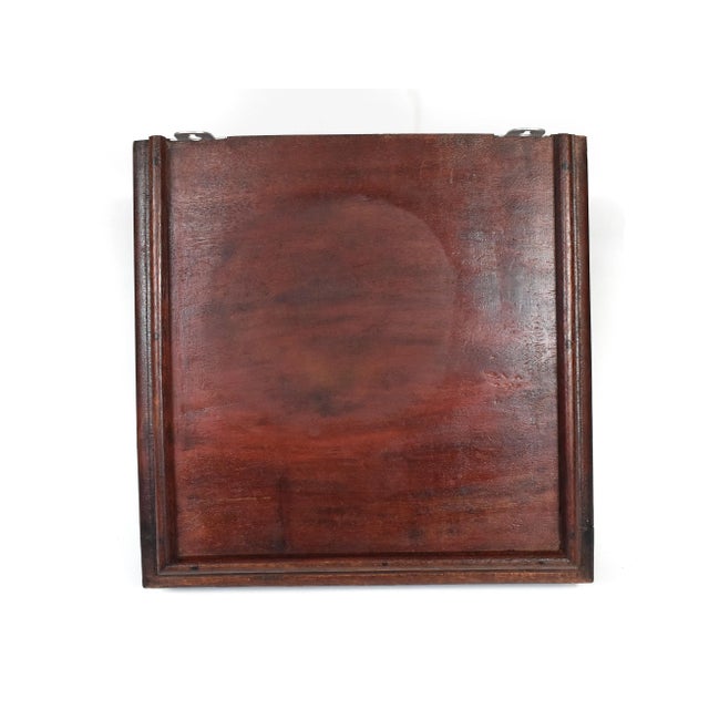 Mid 20th Century Wood Carved Elephant Head Wall Decor Shelf For Sale - Image 10 of 11