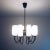 Black Polish Elmed Spider Chandelier, 1960s For Sale - Image 8 of 15
