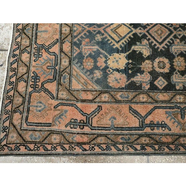 Textile Galerie Shabab Collection Mid-20th Century Persian Malayer Throw Rug For Sale - Image 7 of 9