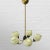 Mid-Century Modern Mid-Century Modern Scandinavian Pendant in Brass and Glass, 1940s For Sale - Image 3 of 10