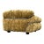 Textile Set of Sesann Lounge Set in Brown Velvet Khaki by Gianfranco Frattini for Cassini, 1972 For Sale - Image 7 of 10