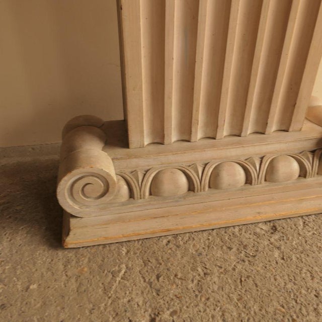 Neoclassical Console Table with Leather For Sale - Image 13 of 18