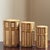Mid-Century Modern 1960s Bamboo & Rattan Octagonal Nesting Boxes — Set of 3 For Sale - Image 3 of 17