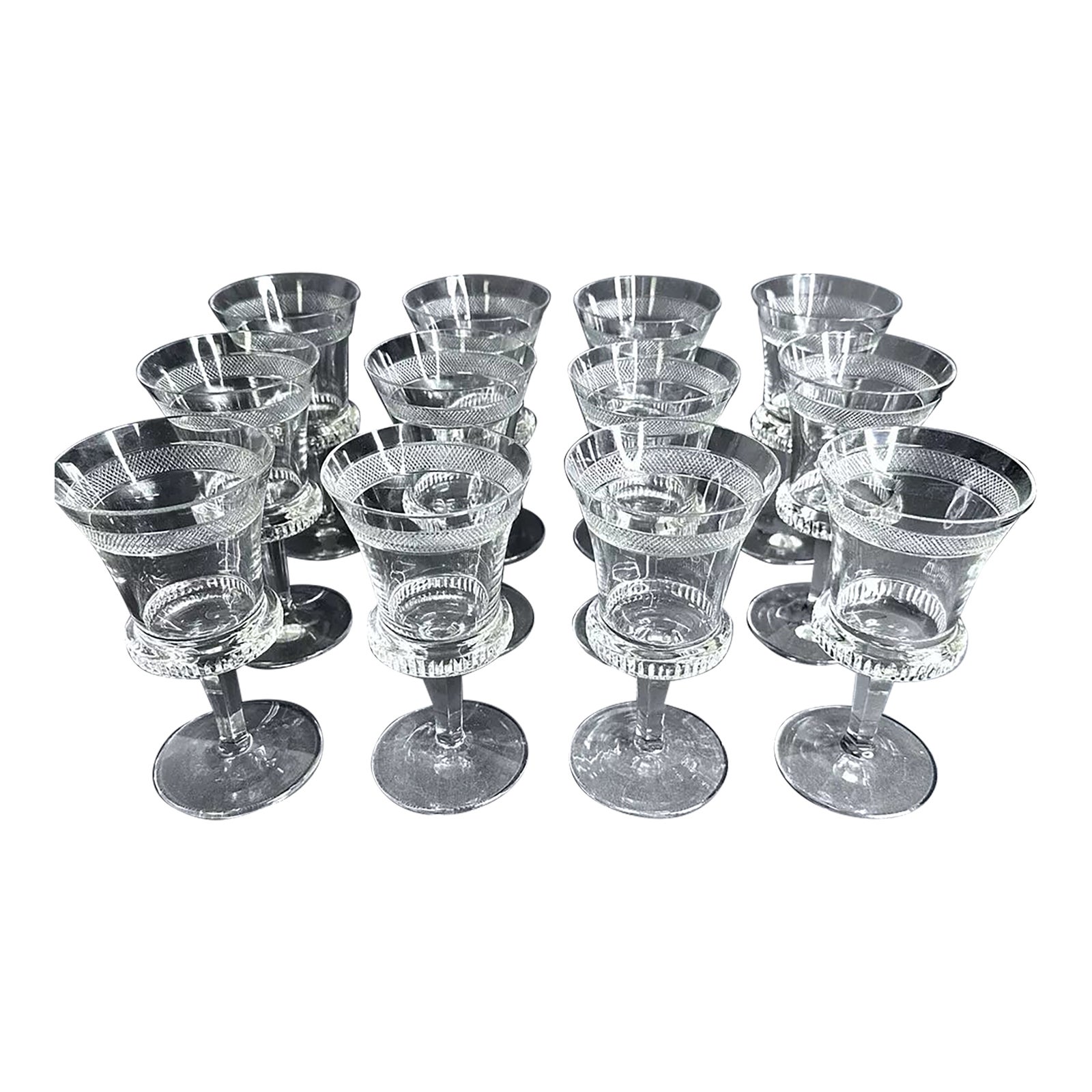 Early 1900s Stefan Rath for J & L Lobmeyr Crystal Drinking Glasses #232 ...