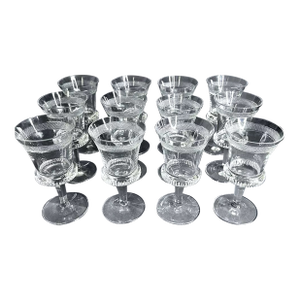 Early 1900s Stefan Rath for J & L Lobmeyr Crystal Drinking Glasses #232 - Set of 12