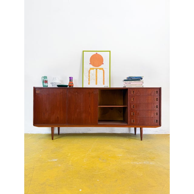 Mid-Century Danish Sideboard, 1950s For Sale - Image 6 of 11