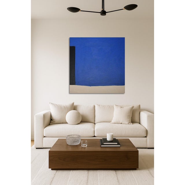 Bodasca, Cobalt Blue, 2026, Acrylic on Canvas For Sale - Image 11 of 12
