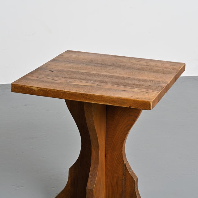 1970s Wood Dining Table, French Alps, 1970s For Sale - Image 5 of 9