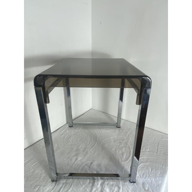 Contemporary Vintage Side Table by Marc Berthier, 1970s For Sale - Image 3 of 15