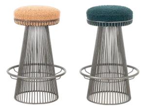Arthur Umanoff for Contemporary Shells Bar Stools, Pair