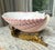 French French Scallop Shell on Brass Pedestal Seahorse Base For Sale - Image 3 of 8