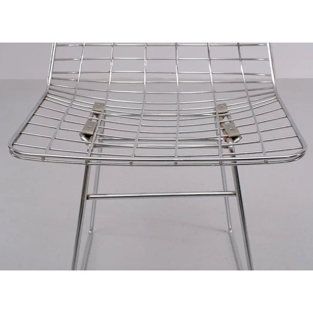 Metal Chrome Steel Wire Chair from Pastoe, 1968 For Sale - Image 7 of 8