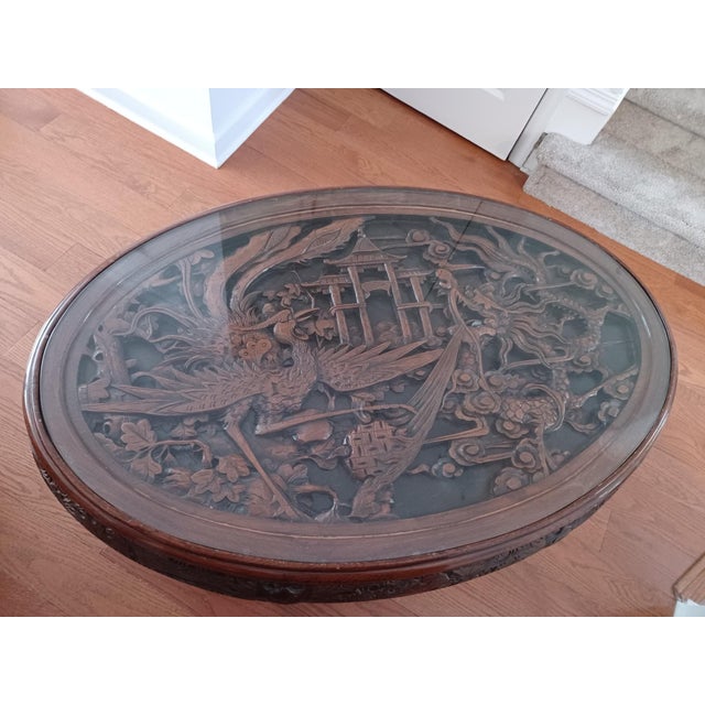 This is the ultimate conversation piece. It was also my Mom's favorite table. We are seeking a new "home" for this vintage...