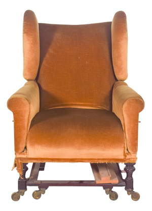 Antique English Articulated Armchair, 1890s