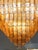 Mid-Century Modern Majestic Luxury Venetian Amber-Rosè Murano Glass “Squared” Elements. For Sale - Image 3 of 5