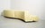 Contemporary Contemporary Modern Celeste Curved Sofa in Yellow Wool Felt and Black Metal Base For Sale - Image 3 of 10