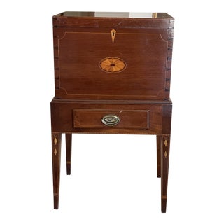 American Federalist Period Wine Cellarette For Sale