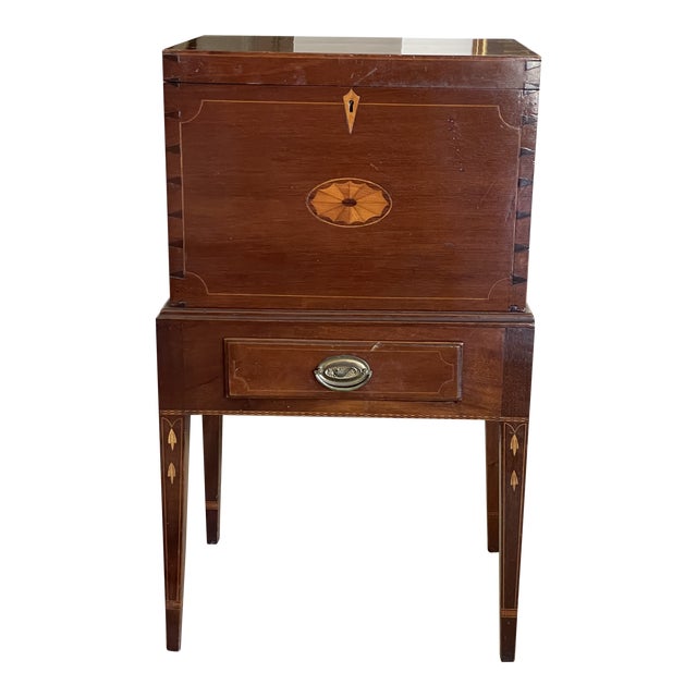 American Federalist Period Wine Cellarette For Sale