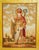 A beautiful example of 19th-century ecclesiastical devotional art, this finely executed silkwork depicts a revered...