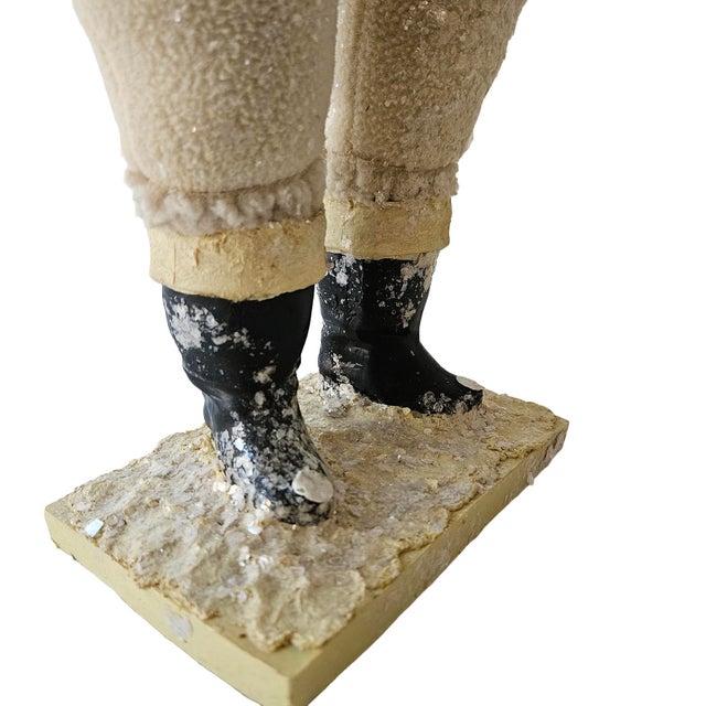 Paper Vintage Large-Scale Primitive Folk Art Snowman Figurines by Cody Foster - Set of 3 For Sale - Image 7 of 18