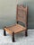 Vintage Hand Carved Low Weavers Chair For Sale - Image 11 of 12