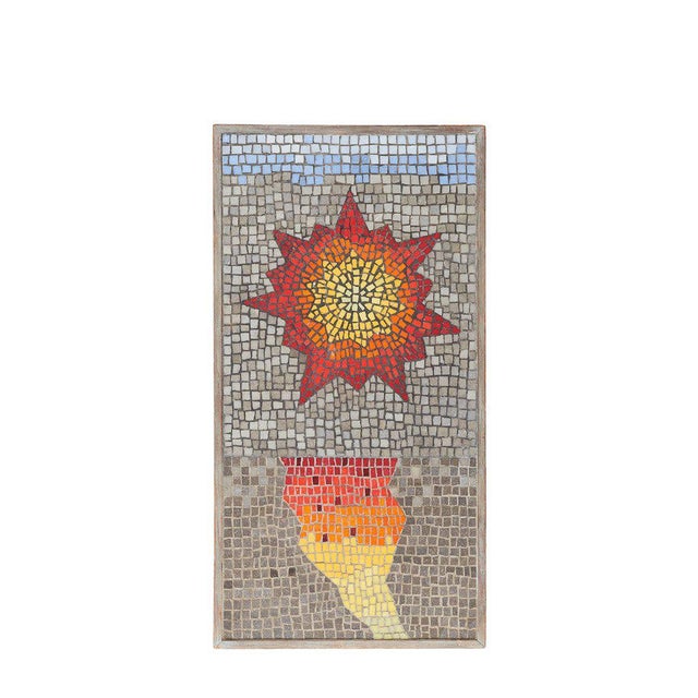 Vintage Mid Century Framed Mosaic Wall Art Chairish
