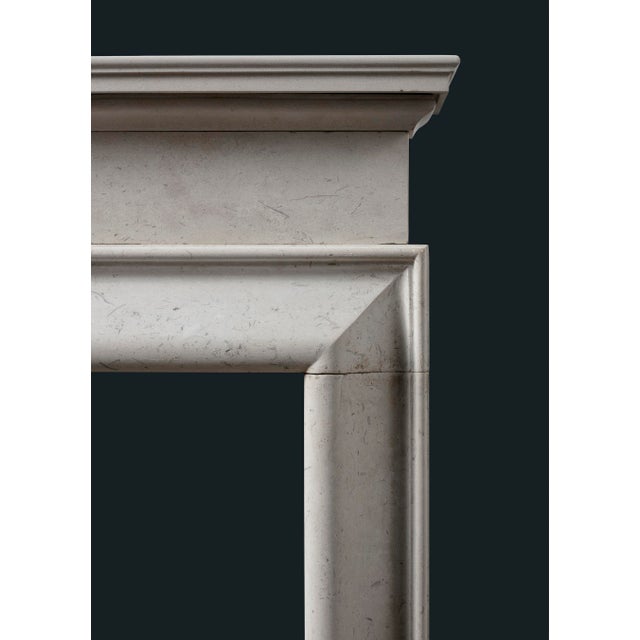 Victorian Portland Stone Bolection Fireplace Surround For Sale - Image 4 of 5