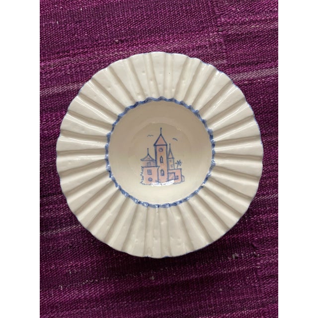 Ceramic Pair of Geometric Mid Century Bowls For Sale - Image 7 of 8