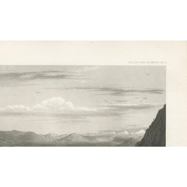 Paper F.W. Egloffstein, Utah Landscape, Round Prairie & Timpanogos Valley, 1861, Print For Sale - Image 7 of 10