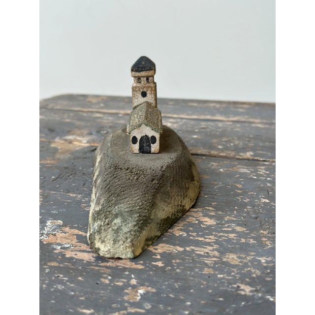 Vintage Mounted Lighthouse Architectural Sculptures With Contracted Finish, a Pair, Circa 1940s For Sale - Image 13 of 18