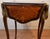 1920s French Louis XV Walnut & Satinwood Inlaid Pembroke Drop-Leaf Accent Table / Game Table For Sale - Image 9 of 12