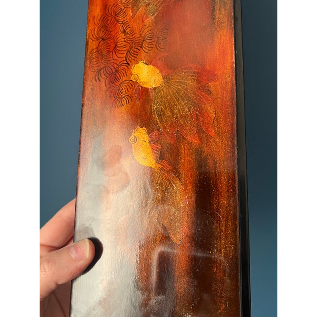 Vintage Japanese Lacquer Desk Organizer For Sale - Image 17 of 18