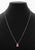 14k White Gold Rubellite Pendant Necklace For Sale - Image 4 of 6