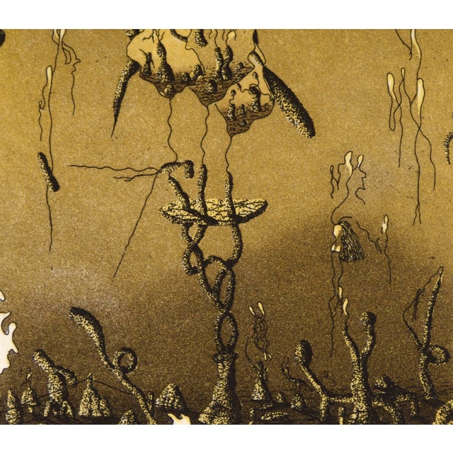 "Sometimes Is Forever" - 1976 Surrealist Lithograph on Paper by Jim Crabb For Sale In Monterey, CA - Image 6 of 6