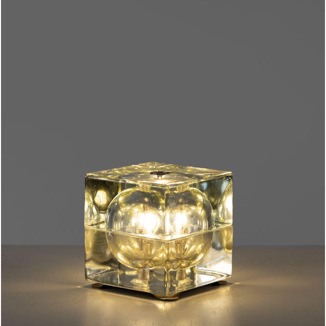 Cubosfera Lamp by Alessandro Mendini for Fidenza Vetraria, Italy, 1960s, in Good conditions. Designed 1960 to 1969 I have...
