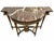 French 18th Century French Louis XVI Carved Wood and Marble Demi-Lune Console Table For Sale - Image 3 of 9