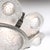 1930s 1930s Art Deco Frosted Glass Chandelier With Stylized Cubist Floral Motif For Sale - Image 5 of 18