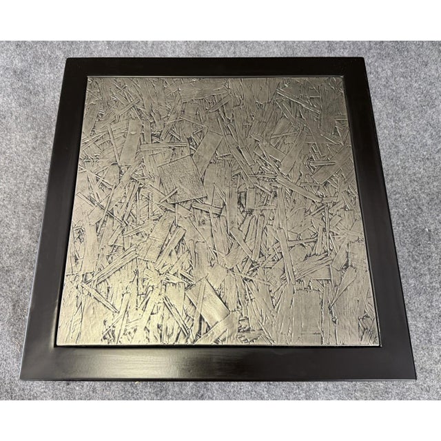 Charleston Forge Metal Side Table With Textured Top For Sale In Raleigh - Image 6 of 13