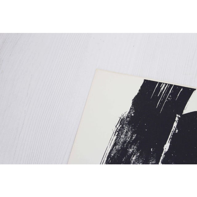 Black Bernd Völkle, Automne mortel, 1963, Lithograph For Sale - Image 8 of 12