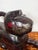 Vintage Large Carved Wood Cat Statue For Sale - Image 4 of 10