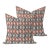 Kravet Bridgework Regatta 22" Pillows - A Pair For Sale