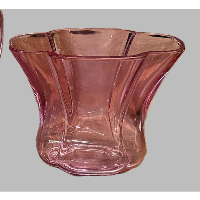 Alexandrite Color Changing Glass Vase For Sale - Image 9 of 9