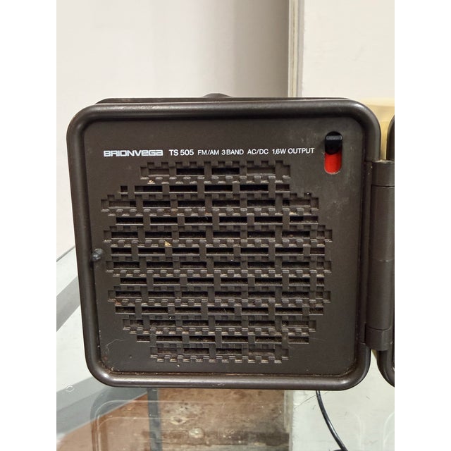 1970s Brionvega Ts505 Radio Cubo Portable Transistor Radio, Vintage For Sale - Image 5 of 12