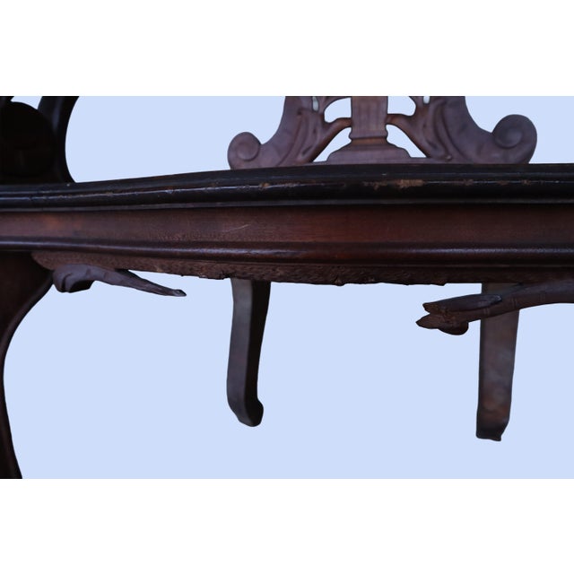 Antique Swiss 19th Century Black Forest Hunting Arm Chair For Sale - Image 11 of 18