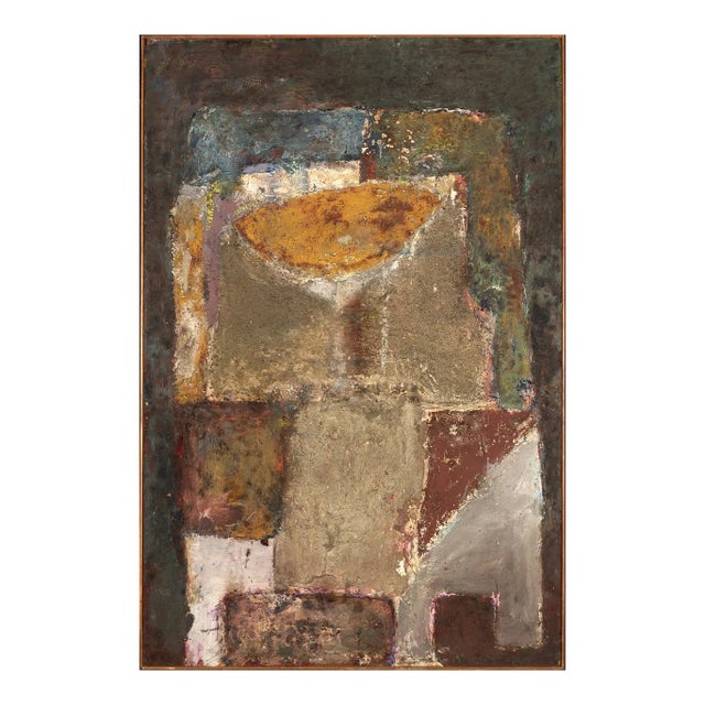 Arseniye Trboyevich 20th Century Wind Breaker Large Abstract Painting For Sale