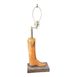 1970s Riding Boot Lamp For Sale