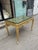 Beautiful Italian Style Scagliola table in gold leaf. Dimensions Width of 45” x depth of 27” and Height of 30”